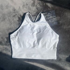 NVGTN White Sports Bra